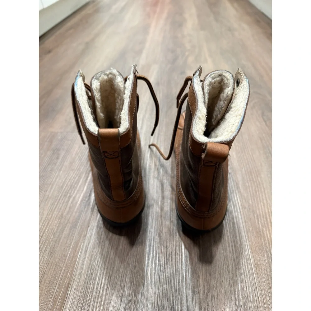 UGG Adirondack II Winter Boots Brown Leather Waterproof Shearling 5280 Womens 9